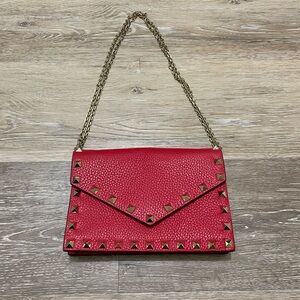 Gently Used Valentino Rockstud Wallet on chain